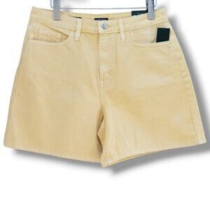 Wild Fable Women’s Yellow High-Rise Bermuda Shorts – Size 6/28, NWT